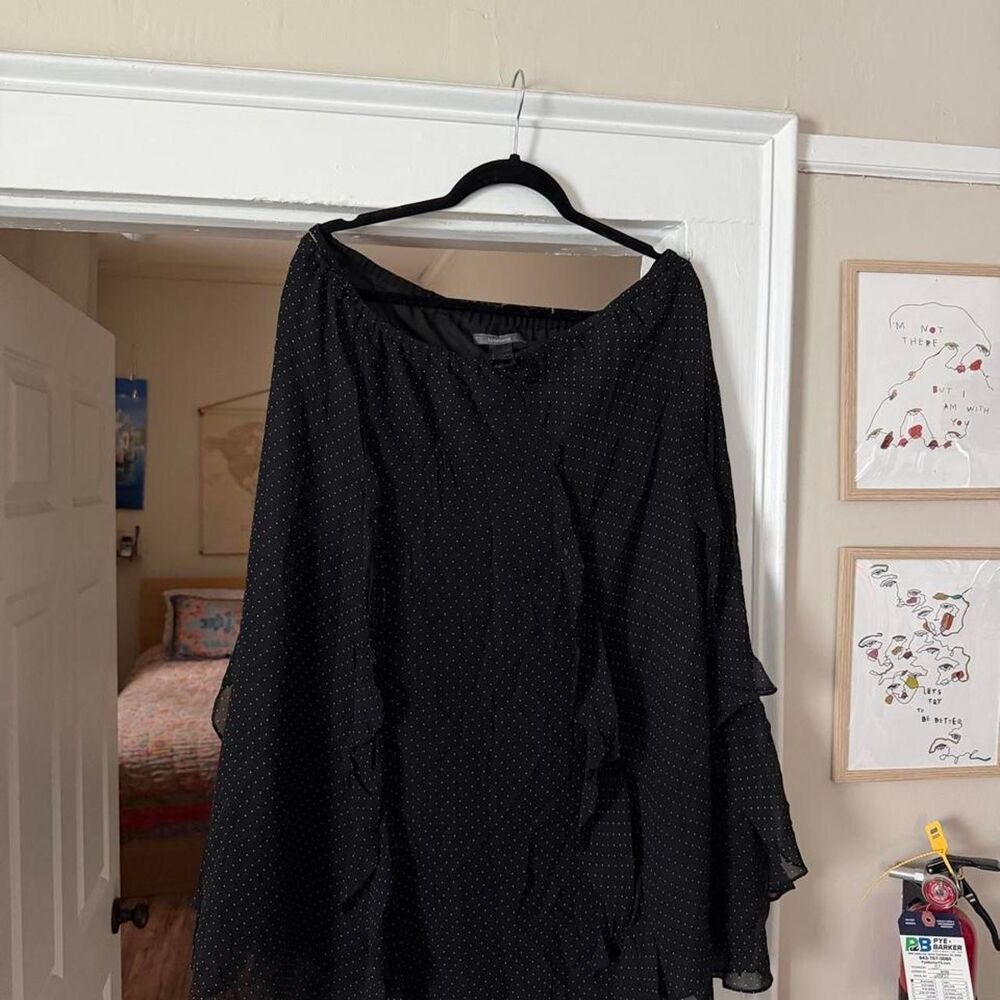 Liz Claiborne polka dot maxi skirt